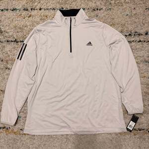NEW Adidas Lightweight Half-Zip Golf Top XXL NEXT DAY SHIPPING